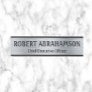 Modern Silver Professional Door Sign Long Name