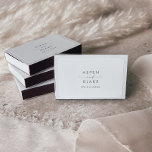 Modern Silver Script Wedding Favor Matchboxes<br><div class="desc">These modern silver script wedding favor matchboxes are perfect for a minimalist wedding. The simple silver gray color design features unique industrial lettering typography with modern boho style. Customizable in any color. Keep the design minimal and elegant, as is, or personalize it by adding your own graphics and artwork. These...</div>