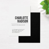 Modern Simpl Trendye Minimalist Plain Profile Card (Desk)