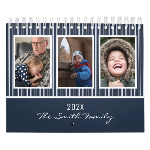 Modern Simple 2023 Family Photo Custom Calendar