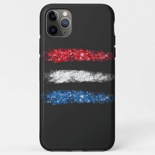  Modern Simple _ Abstract American Flag iPhone 11 Pro Max Case