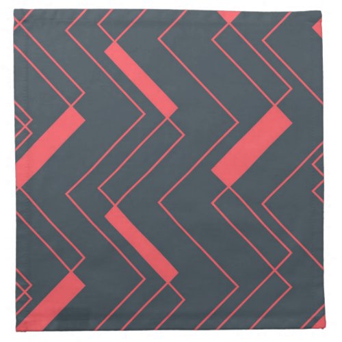 Modern simple abstract vibrant trendy pattern cloth napkin