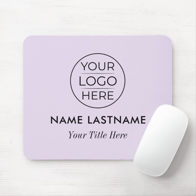 Modern Simple Add Your Logo Mouse Pad (With Mouse)