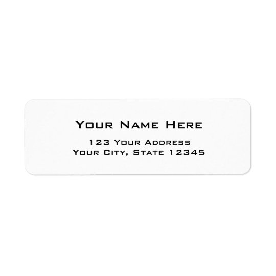 Modern simple address labels | Zazzle.com