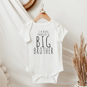 Modern Simple Baby Announcement Big Brother Bodysuit