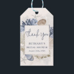 Modern Simple Beach Bridal Shower Thank You Gift Tags<br><div class="desc">This is a modern and simple beach themed bridal shower thank you gift tag to celebrate the bride-to-be! Using a design of beautiful beach seashells, coral and starfish, easily edit the text as required using the provided template and celebrate the bride’s upcoming nuptials in elegant oceanic style. Please contact the...</div>