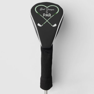 Modern Simple Best Granpa by Par  Golf Head Cover