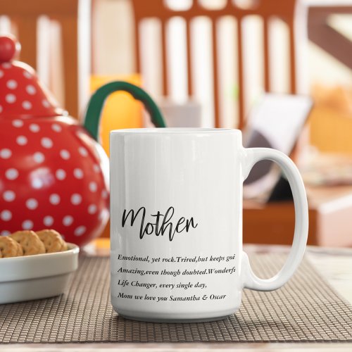 Modern Simple Best Mother Ever Best Beauty Gift Coffee Mug