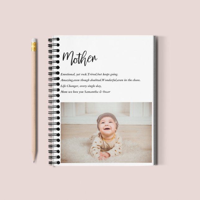 Modern Simple Best Mother Ever Best Beauty Gift Notebook (Creator Uploaded)