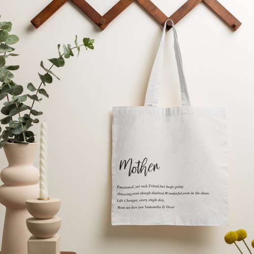 Modern Simple Best Mother Ever Best Beauty Gift Tote Bag