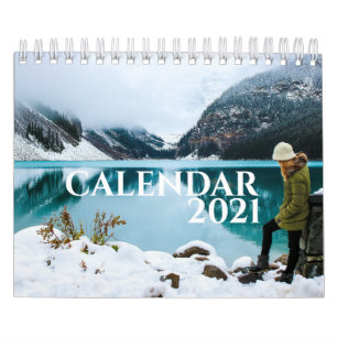 Modern & Simple Big Photos 2021 Calendar