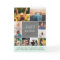 Modern simple birthday teal 10 photo collage grid