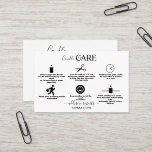 Modern Simple Black and White Business Card