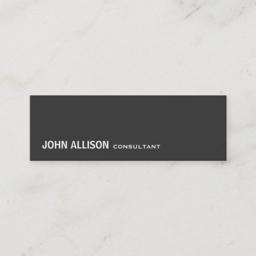 Customizable Modern Simple Black Professional Business Card