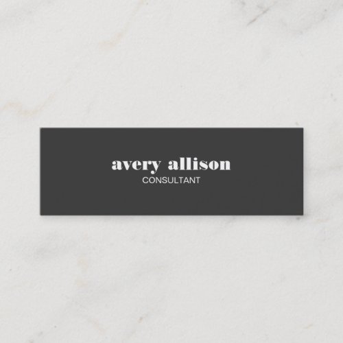 Modern Simple Black Professional Stylish Business Card Template