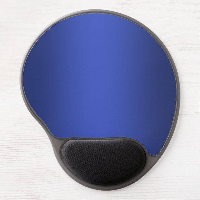 Modern Simple Blue navy Gradient Color Gel Mouse Pad (Front)