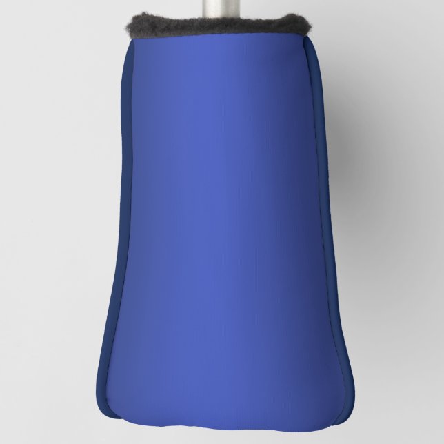 Modern Simple Blue navy Gradient Color Golf Head Cover (Rotate 90)