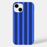 Modern Simple blue Navy Two Tone Stripe name