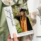Modern Simple Boho Photo Graduation Announcement