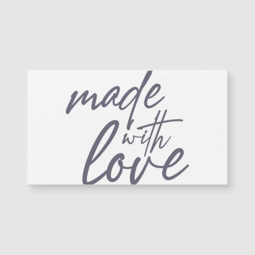 Modern simple bold graphic design Made with Love