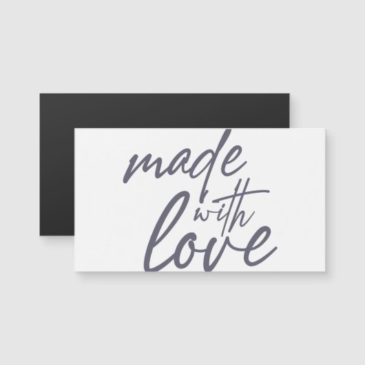 Modern, simple, bold graphic design Made with Love (Front/Back)