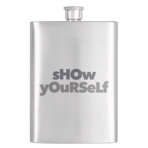Modern, simple, bold, urban design Show Yourself Flask