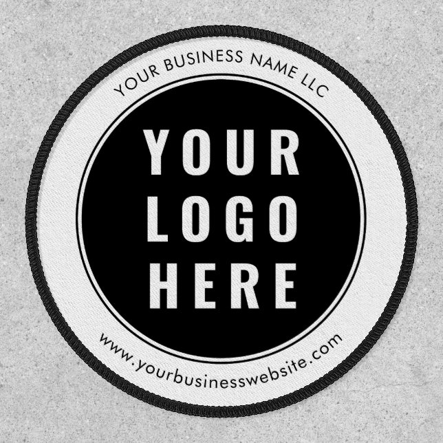 Modern Simple Business Logo Custom Patch (Front)