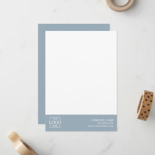 Modern Simple Business Logo Professional Editable Note Card