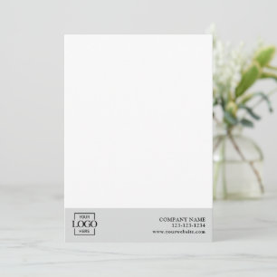 Modern Simple Business Logo Professional Editable Note Card
