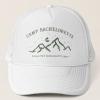 Modern Simple Camping Weekend Bachelorette Party