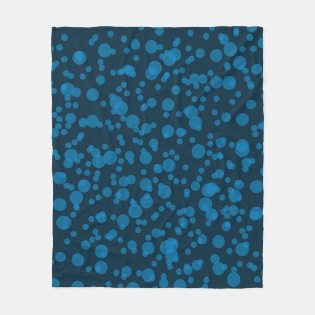 Modern, simple celebration concept graphic art fleece blanket (Front)