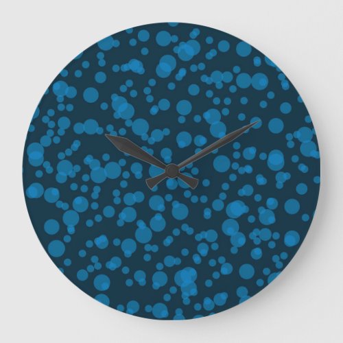 Modern simple celebration concept graphic art large clock