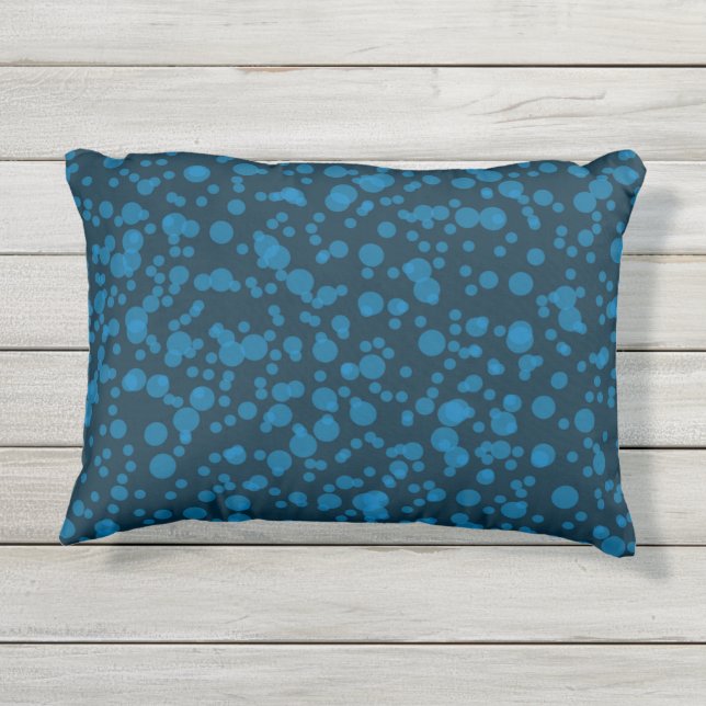 Modern, simple celebration concept graphic art outdoor pillow (Back)