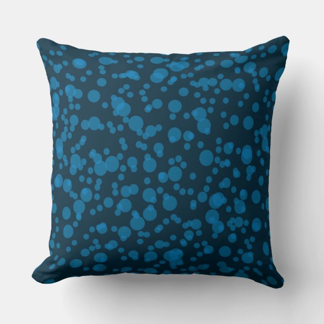 Modern, simple celebration concept graphic art throw pillow (Front)