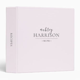 Modern Simple Chic 3 Ring Binder