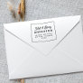 Modern Simple Chic COLORADO State Return Address  Rubber Stamp