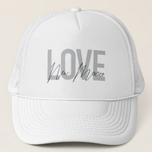 Modern, simple, chic, cool design Love New Mexico Trucker Hat