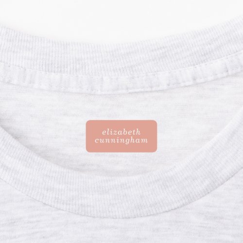 Modern Simple Chic Typography Add Your Name Kids Labels