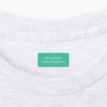 Modern Simple Chic Typography Add Your Name Kids' Labels