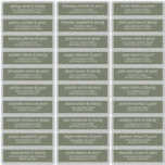 Modern Simple Chic Wedding Guest Names Address Sticker<br><div class="desc">Composed of simple sans serif and modern serif typography. These elements are simple,  elegant,  and modern. This has 30 stickers. 
 
 This is designed by White Paper Birch Co. exclusive for Zazzle.
 
 Available here:
 http://www.zazzle.com/store/whitepaperbirch</div>