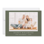 Modern Simple Christmas Custom Photo