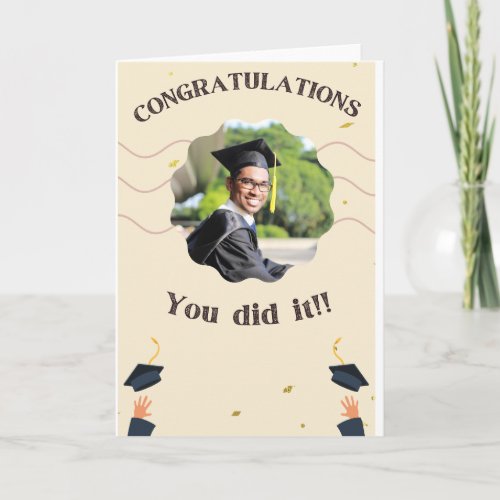 Modern Simple Class of 2023 Graduation Party Invit Card