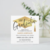Modern Simple Class of 2024 Graduation Party Invitation (Standing Front)