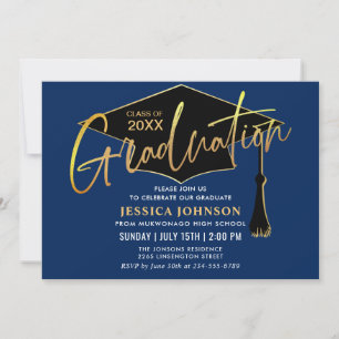 Modern Simple Class of 2026 Graduation Party Invitation