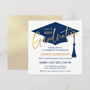 Modern Simple Class of 2026 Graduation Party Invitation
