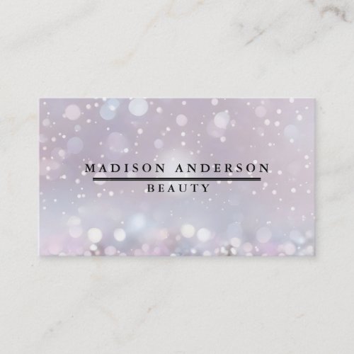 Modern Simple  Classic Beauty Pink Business Card
