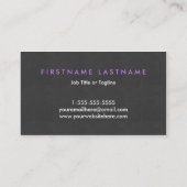 Modern Simple Cleaning Service Business Cards (Back)