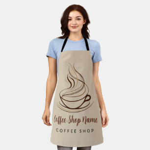 Modern Simple Coffee Shop professional shop Apron