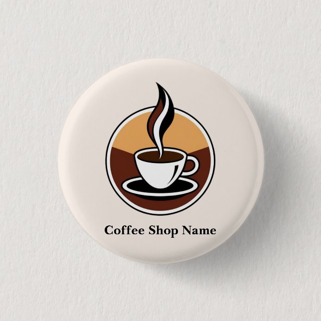 Modern Simple Coffee Shop professional  shop Button (Front)