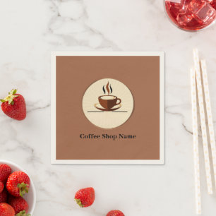 Modern Simple Coffee Shop professional  shop Napkins